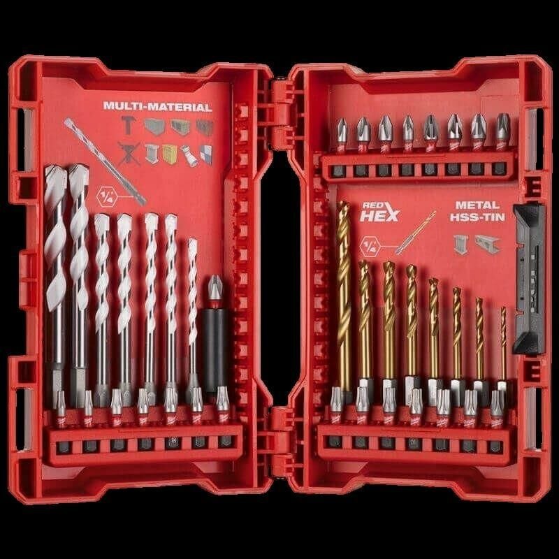 MİLWAUKEE Shockwave Darbeli Tornavida Matkap Ucu Set 5,5 Set (39 Parça) (T4932479853)