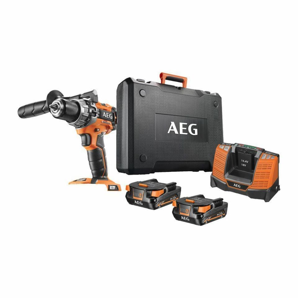 AEG BSB 18C2BLLI-202C Akülü Kömürsüz Darbeli Matkap 60Nm (4935479785)