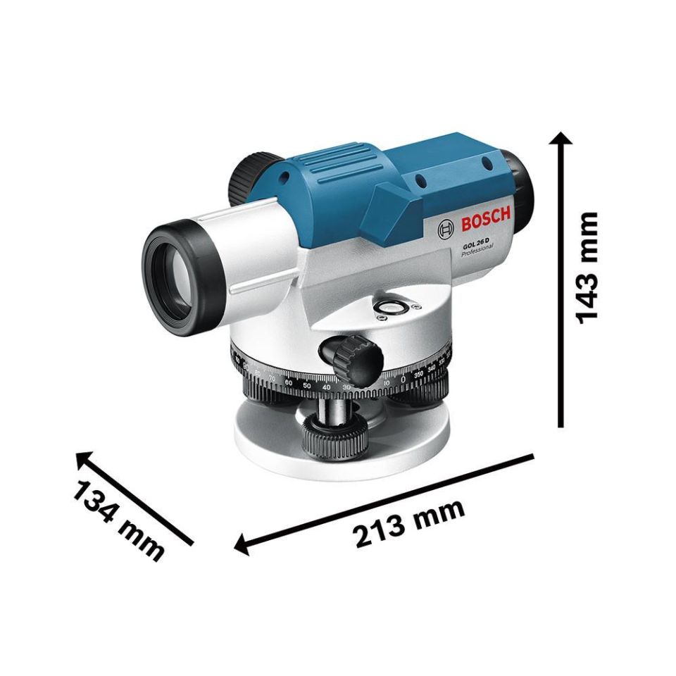 BOSCH GOL 26 D Optik Nivelman Nivo (BT 160 + GR 500) (0 601 068 002)