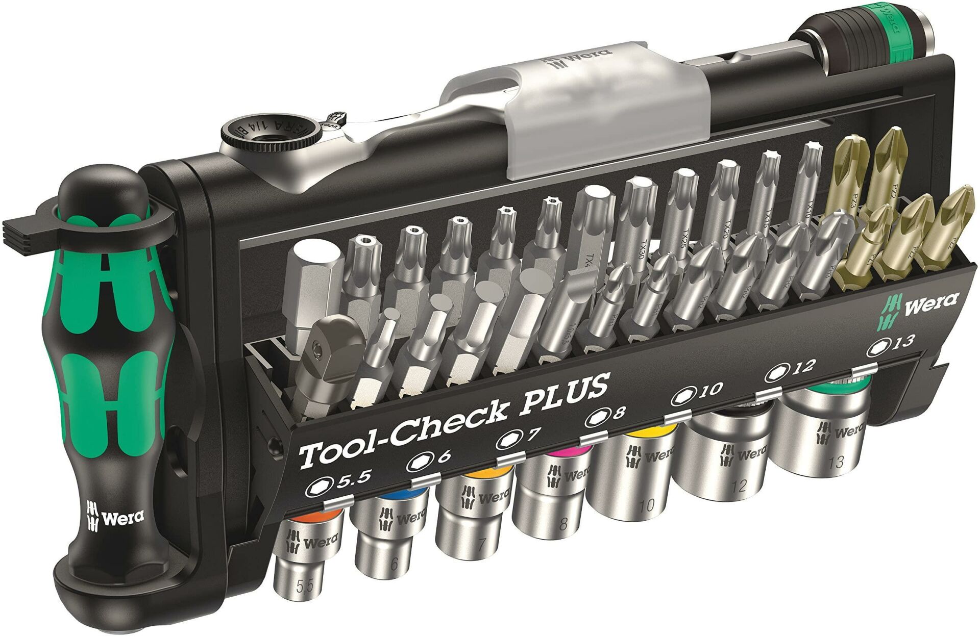 Wera  Check Plus Lokmalı Cırcır Kollu Bits Set (05056490001)