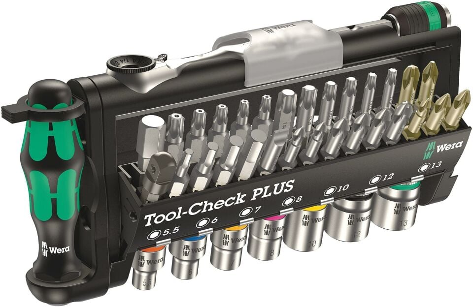 Wera  Check Plus Lokmalı Cırcır Kollu Bits Set (05056490001)