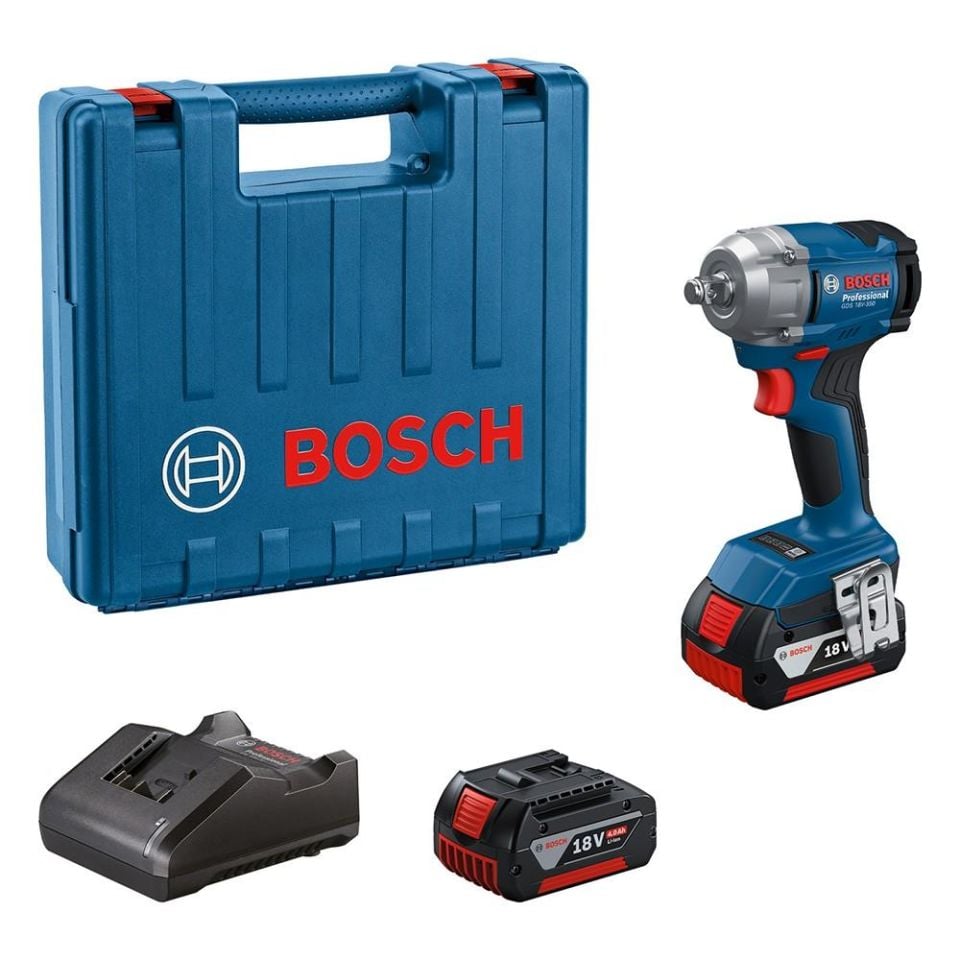 BOSCH GDS 18v-350 Akülü Darbeli Somun Sıkma Makinesi (0 601 9M5 021)