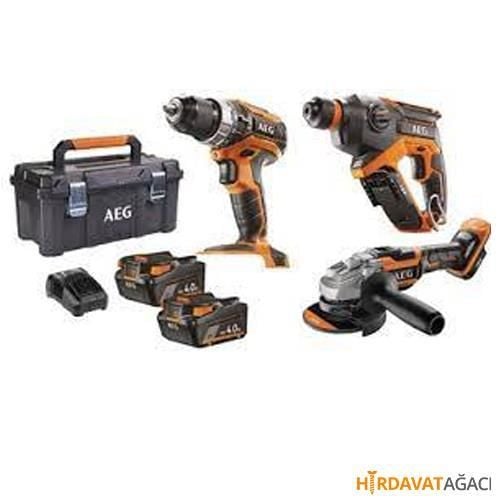AEG JP18L3-402TB Akülü Çok Amaçlı Set (4935478616)