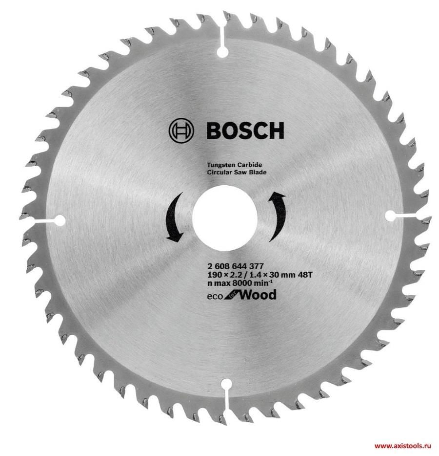 BOSCH Ahşap İçin Daire Testere 190x30Mm 48Diş (2 608 644 614)