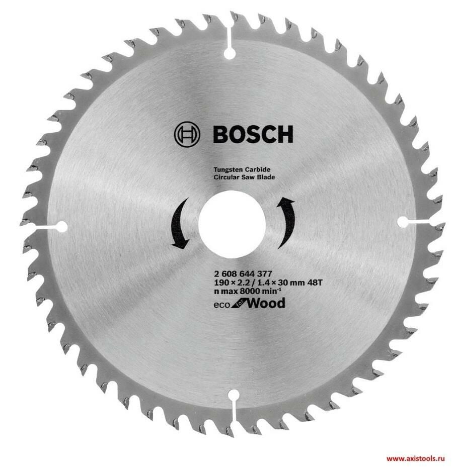 BOSCH Ahşap İçin Daire Testere 190x30Mm 48Diş (2 608 644 614)