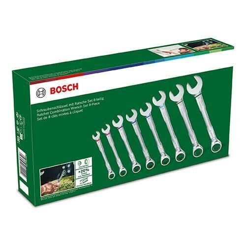 BOSCH 8 Parça Cırcırlı Kombine Anahtar Seti (1 600 A02 7PS)