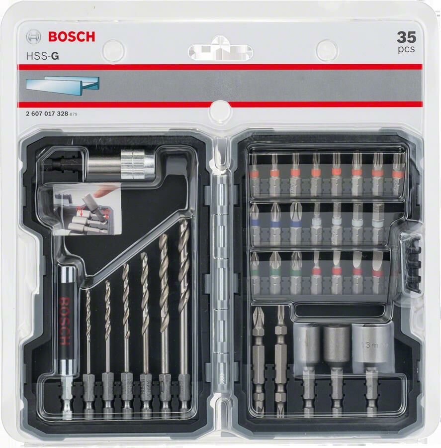 BOSCH Profesyonel 35 Parça Metal İçin Delme ve Vidalama Seti (2 607 017 328)