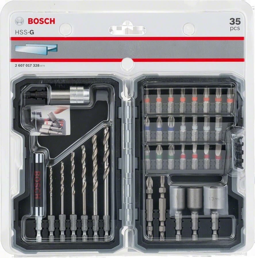 BOSCH Profesyonel 35 Parça Metal İçin Delme ve Vidalama Seti (2 607 017 328)