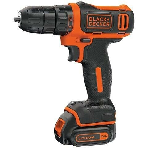 BLACK+DECKER BDCDD12BAFC-QW 10.8V Darbeli Matkap + Çanta + 100 Parça Aksesuar (971915800)