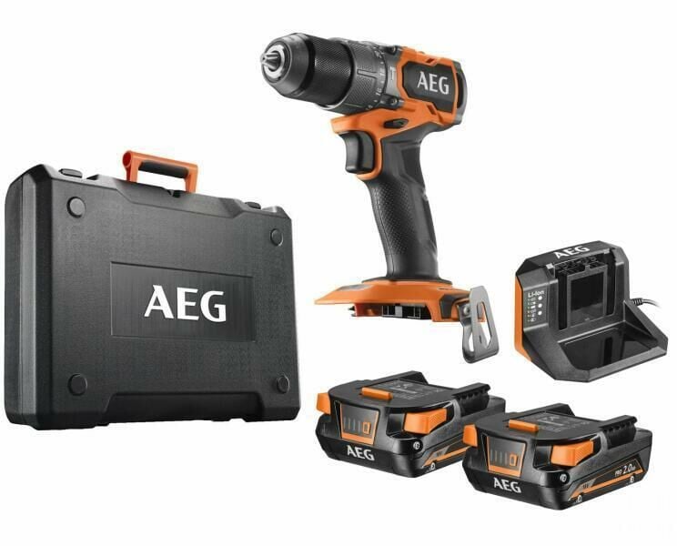 AEG BSB 18SBL2-202C Akülü Darbeli Matkap (4935480058)