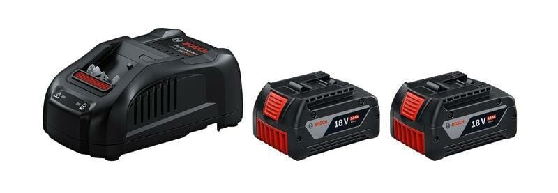 BOSCH Akü Şarj Cihazı Seti 18V GBA 5.0Ah GAL 1880 CV (2 Adet Akü 1 Adet Şarj Cihazı) (1 600 A00 B8J)
