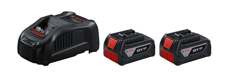 BOSCH Akü Şarj Cihazı Seti 18V GBA 5.0Ah GAL 1880 CV (2 Adet Akü 1 Adet Şarj Cihazı) (1 600 A00 B8J)