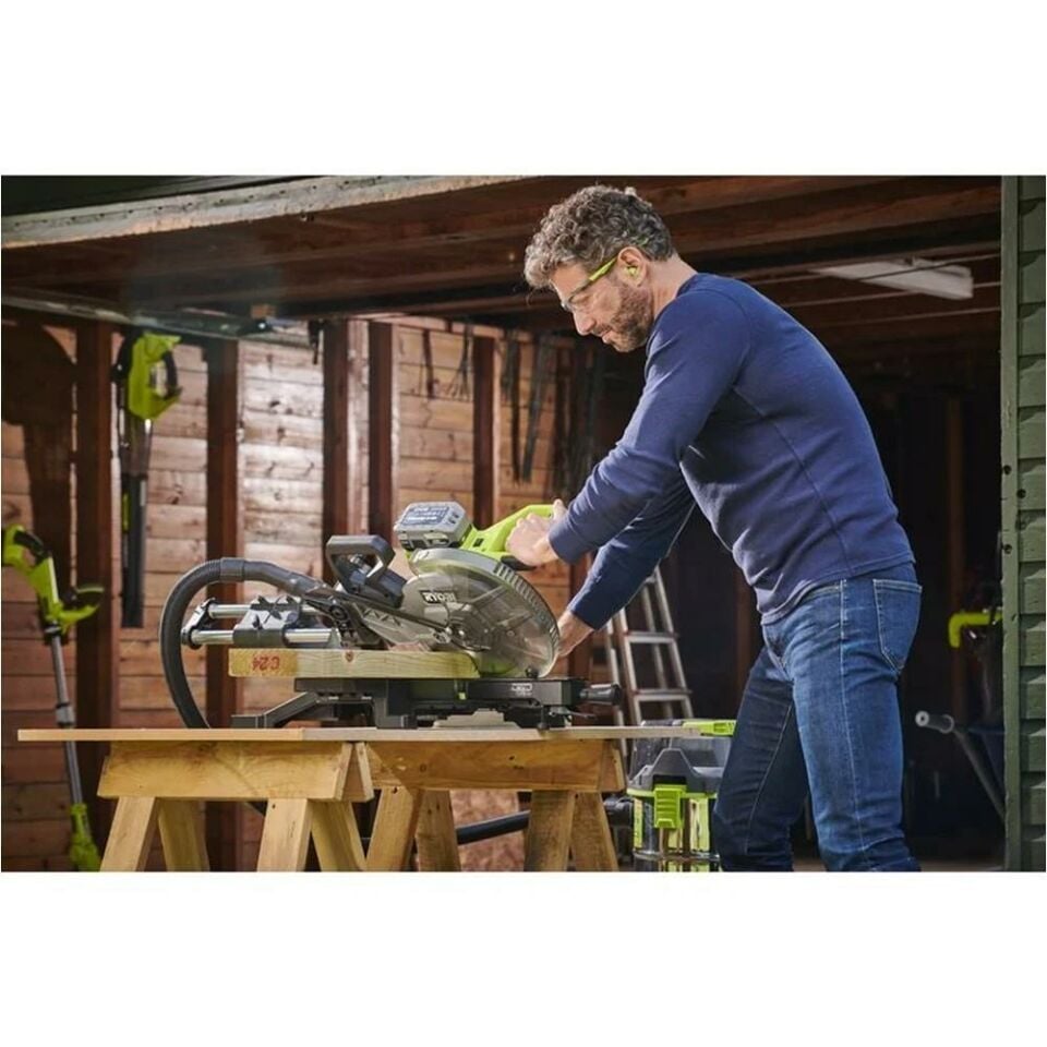 RYOBİ RMS18254X-0 Akülü Kızaklı Gönye Kesme 254Mm (Akü Dahil Değildir.) (5133005736)