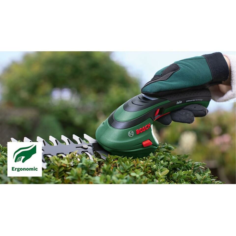 BOSCH ISIO III Akülü Çim + Topiari Makası (0 600 833 108)