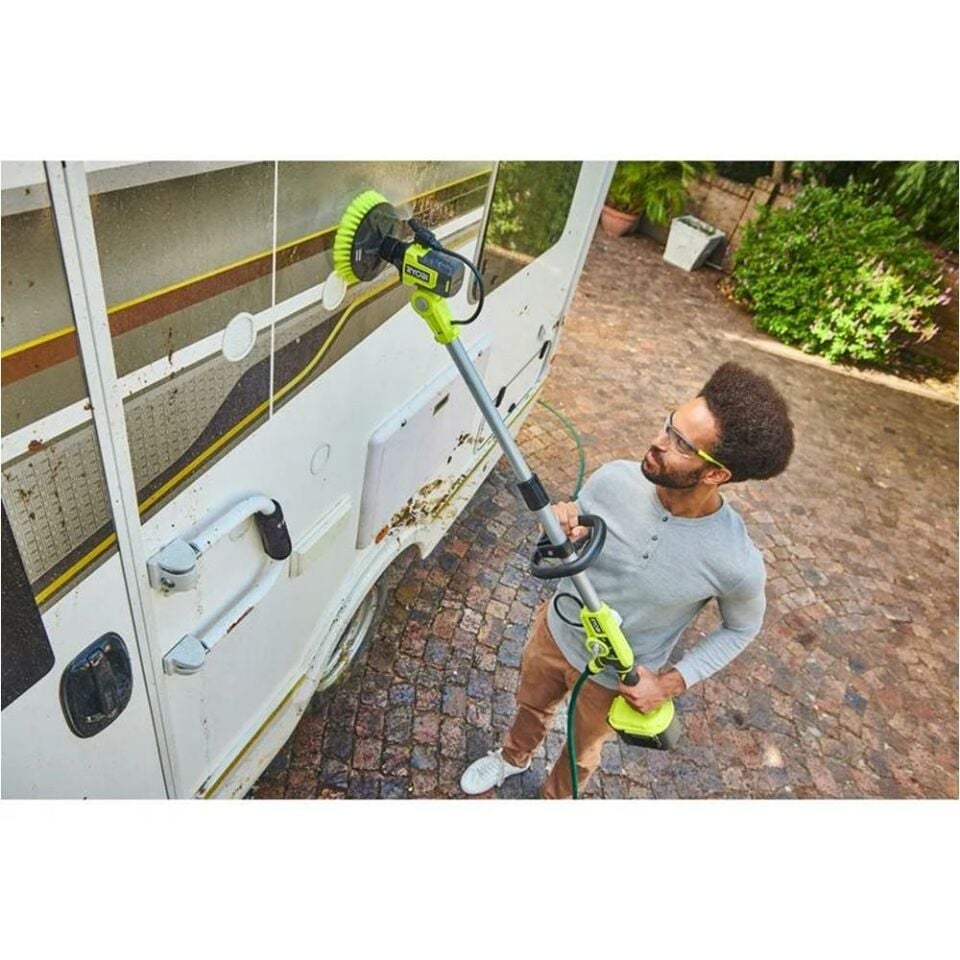 RYOBİ RWTS18-0 Akülü Teleskobik Yıkama Fırçası (Akü Dahil Değildir.) (5133005993)