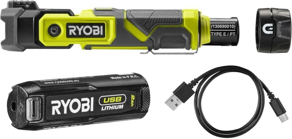 RYOBİ RLP4-120G 4V Akülü El Feneri (5133006131)