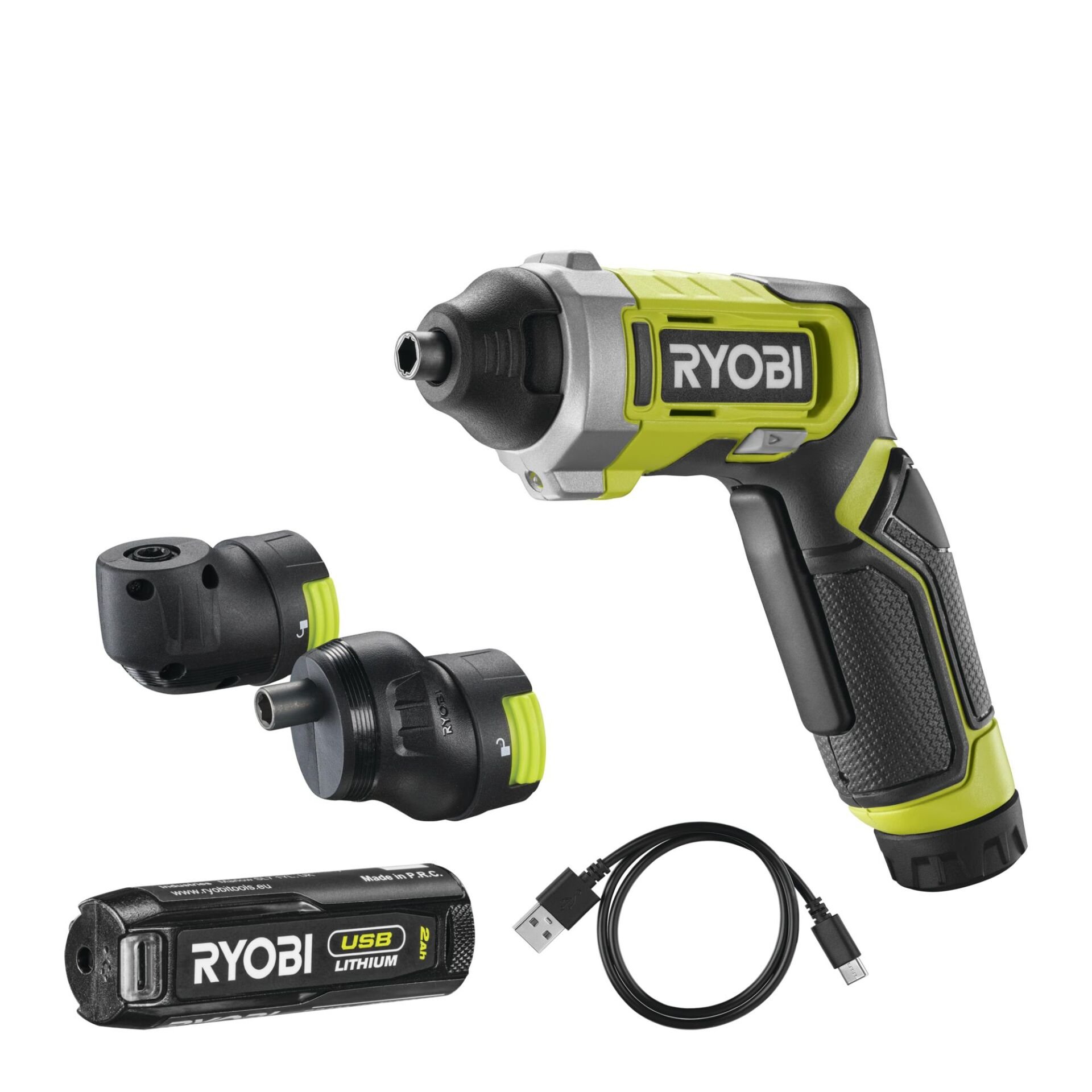 Ryobi Rsd4-120Ta2 4V Akülü Tornavida Köşe+Ofset Başlık Seti (5133006211)