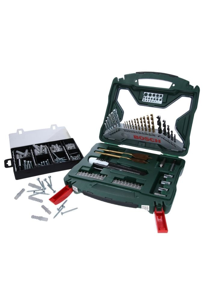 BOSCH X-Line 50+173 Parça Vidalama ve Matkap Ucu Seti