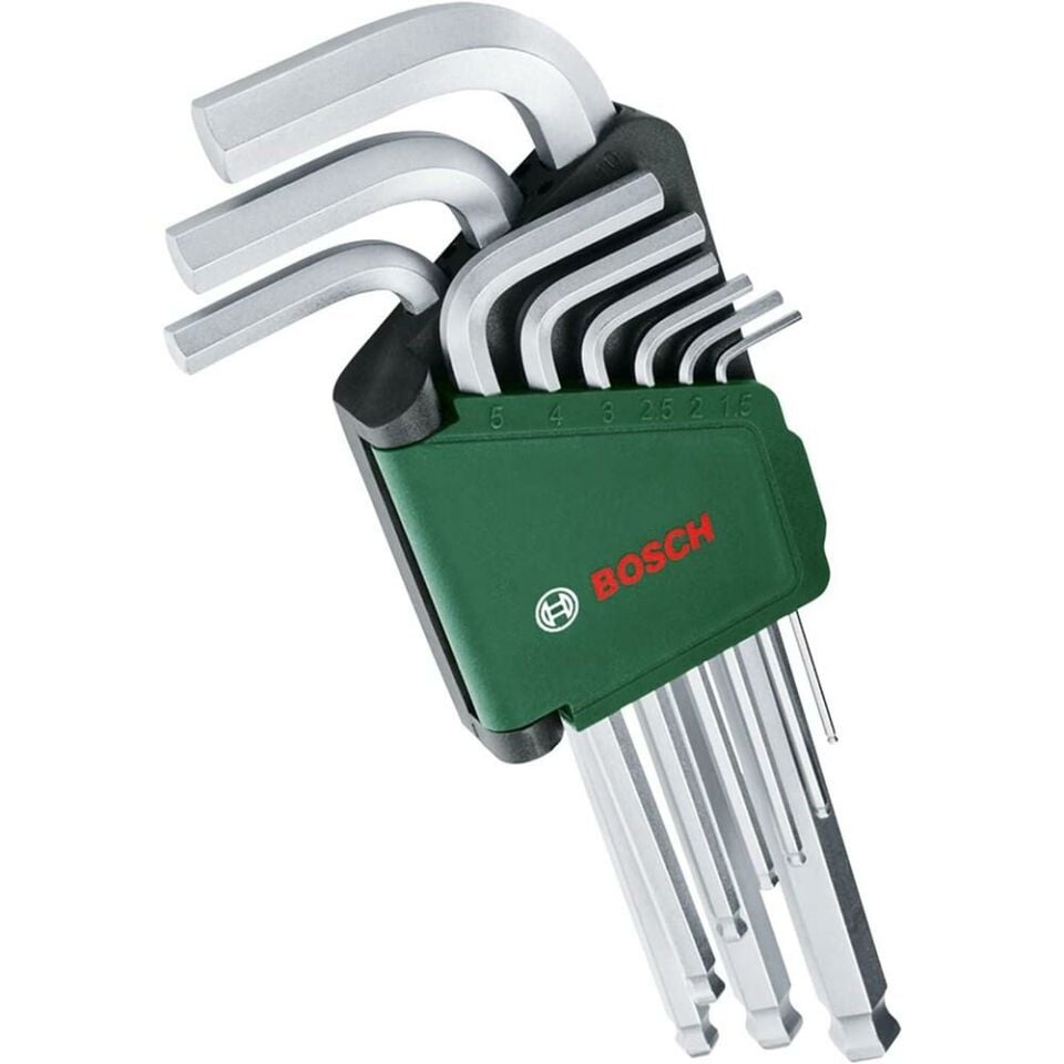 BOSCH Allen Anahtar Takımı Hex 9 Parça (1 600 A02 BX9)