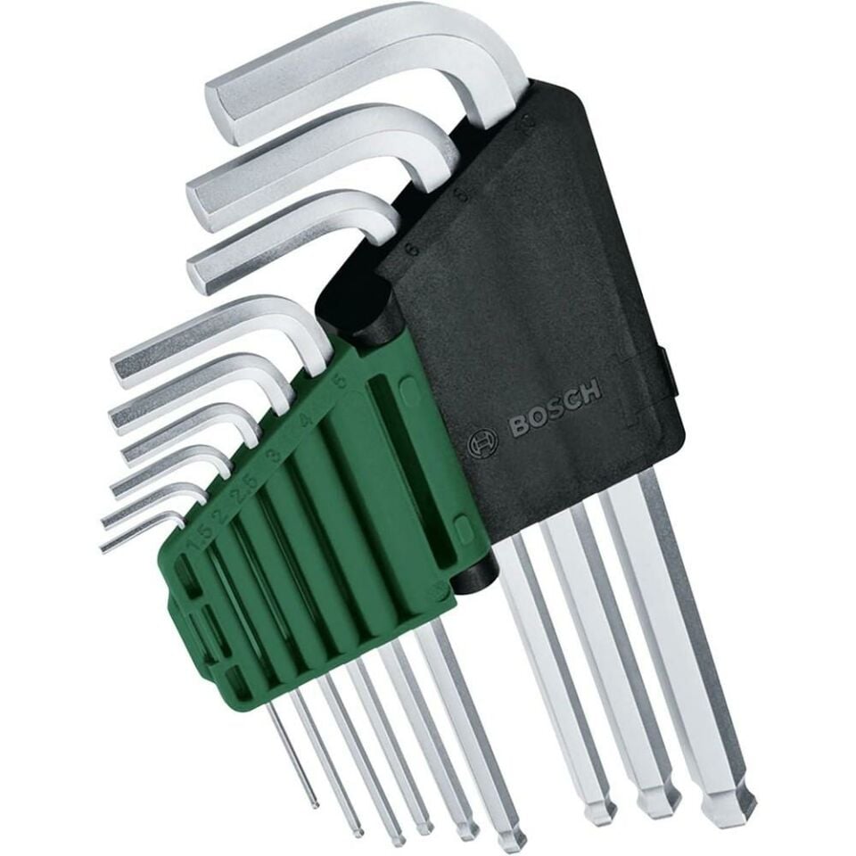 BOSCH Allen Anahtar Takımı Hex 9 Parça (1 600 A02 BX9)
