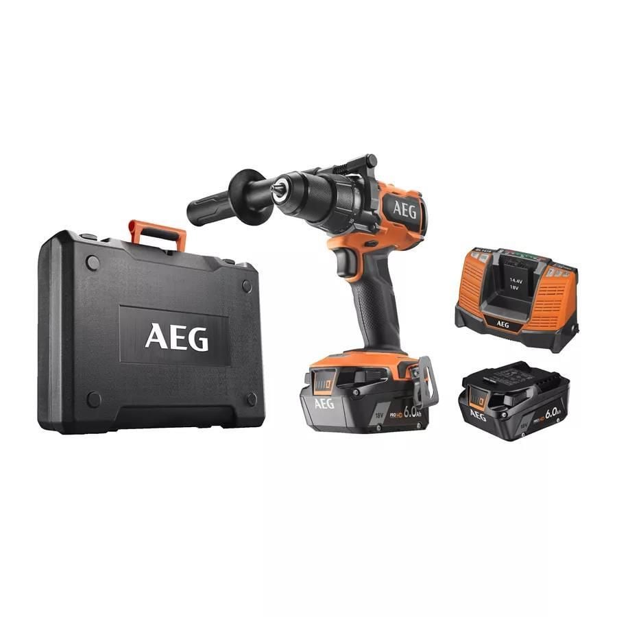 AEG BSB 18BL2-602K Akülü Darbeli Matkap (4935481043)