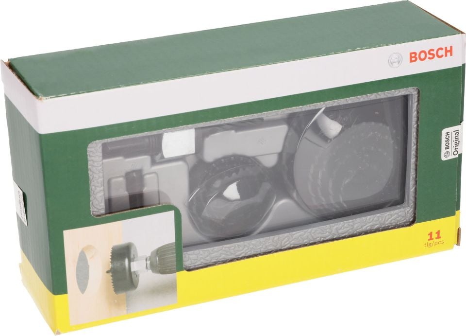 BOSCH Delik Açma Testeresi Seti 8 Parça (22/25/29/35/38/44/51/68) 2 Altıgen Adaptör (2 607 019 450)