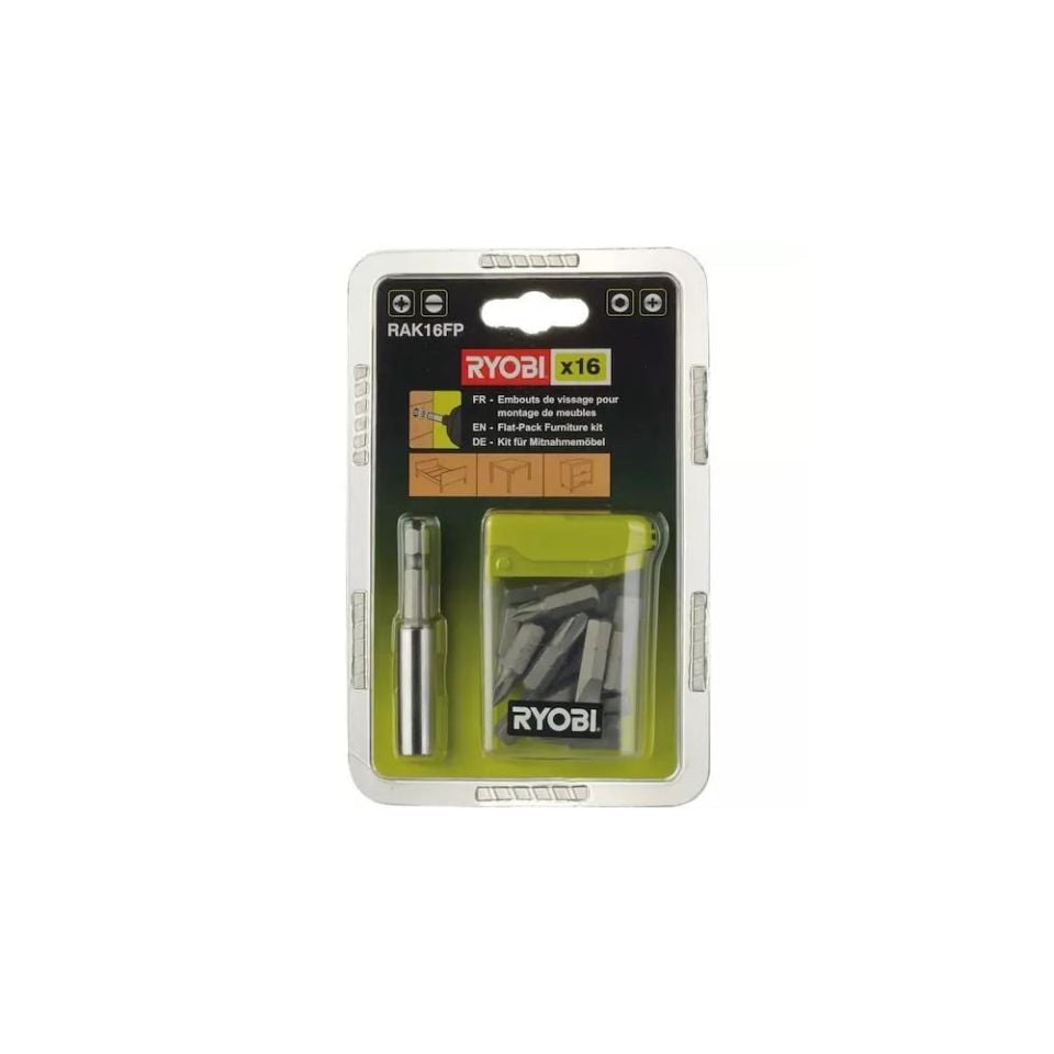 RYOBİ RAK16FP 16 Parça Vidalama Seti (5132002679)