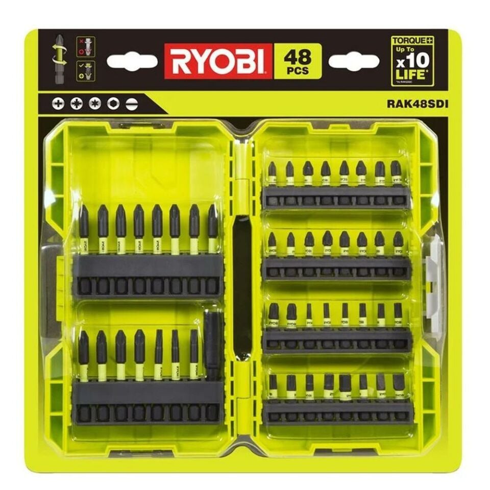 RYOBİ RAK48SDI 48 Parça Vidalama Seti (5132003791)