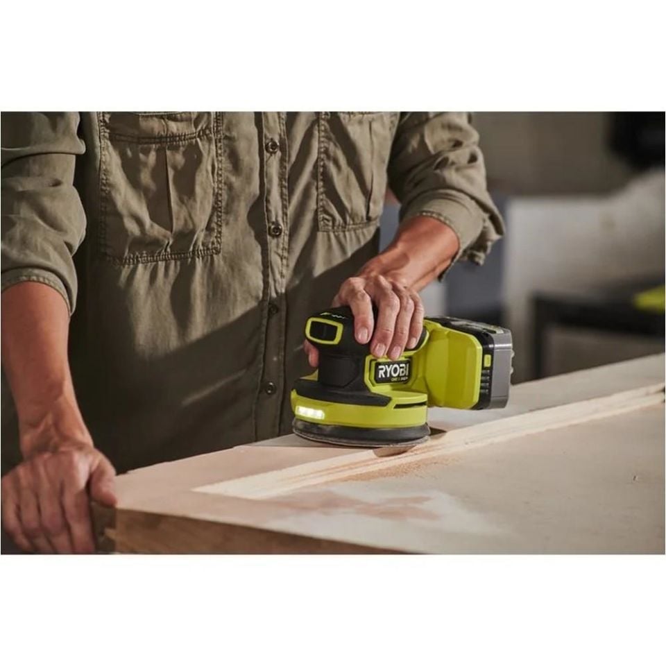RYOBİ RROS18C-0 18V Kömürsüz Eksantrik Zımpara (Akü Dahil Değildir.) (5133006186)