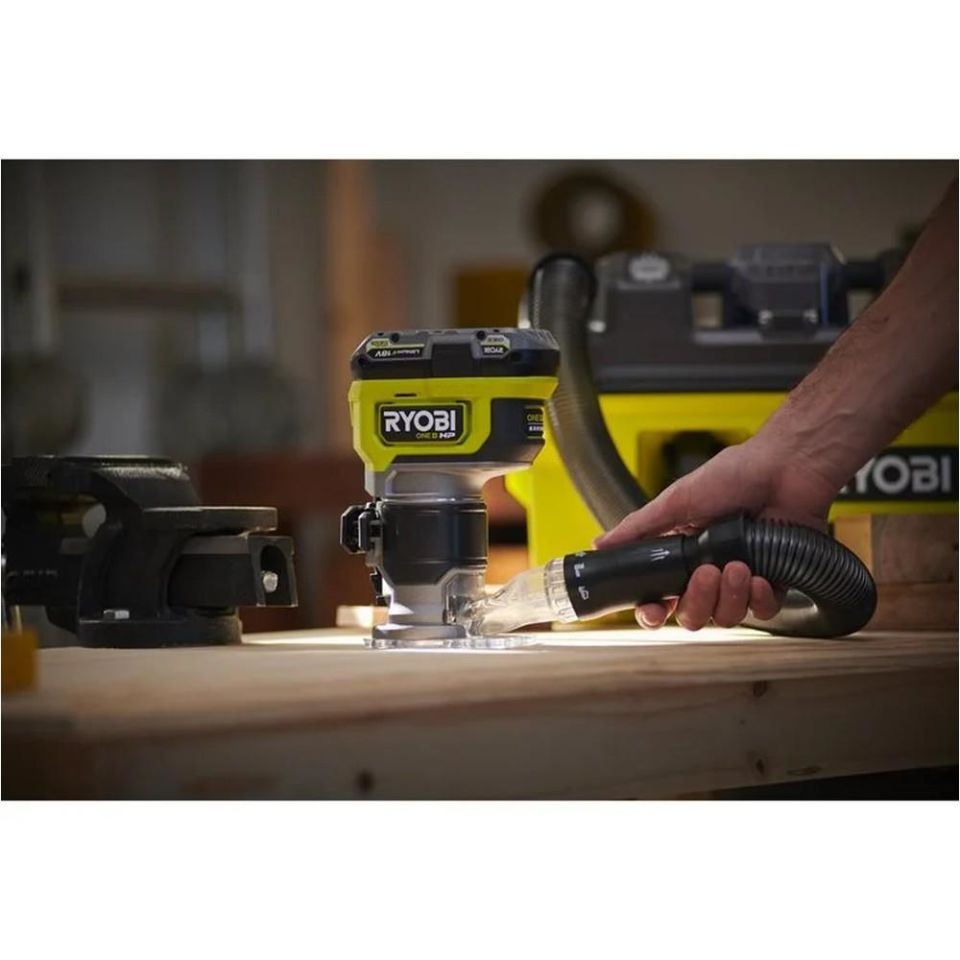 RYOBİ RTR18C-0 18V Kömürsüz Motor El Frezesi (Akü Dahil Değildir.) (5133006257)