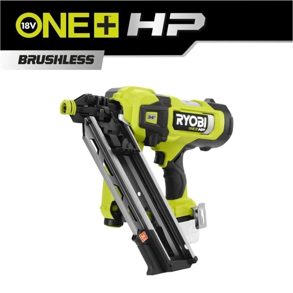 RYOBİ RFN1834X 18V Kömürsüz 34° Çivi Çakma (Akü Dahil Değildir.) (5133006361)