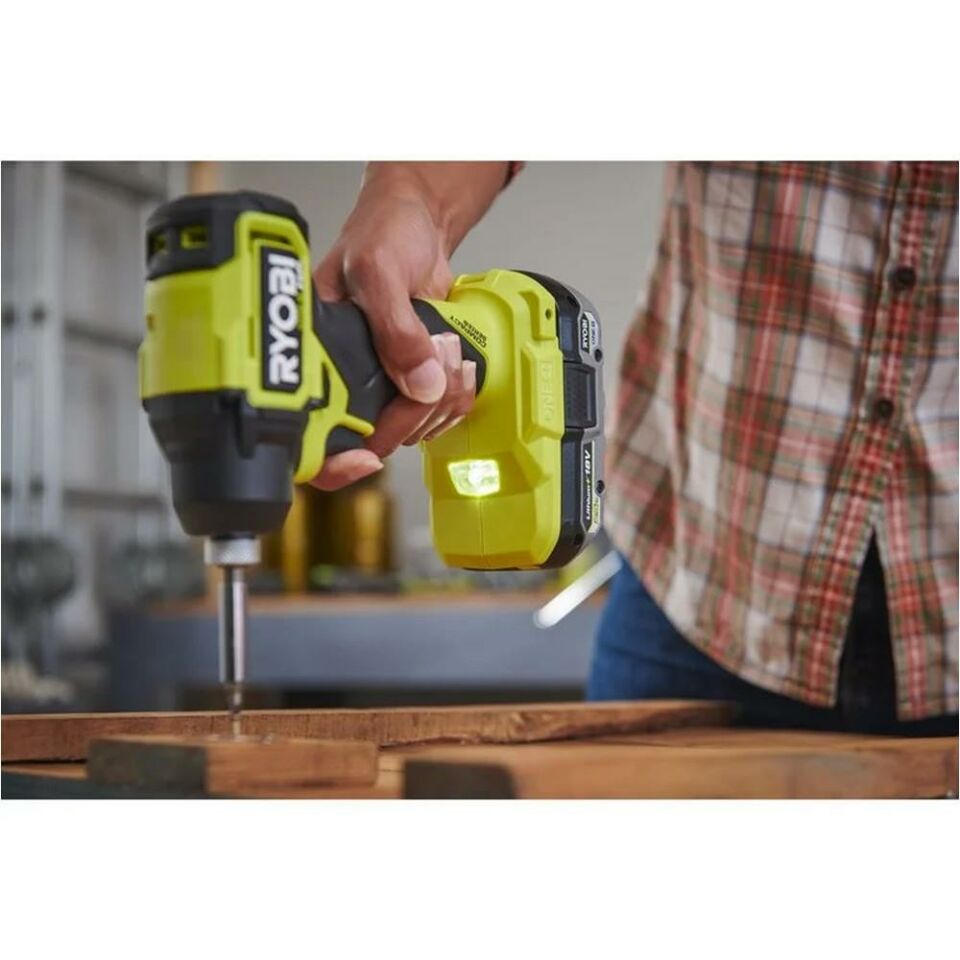 RYOBİ RID18C1-0 18V Akülü Kömürsüz Darbeli Vidalama (5133006526)