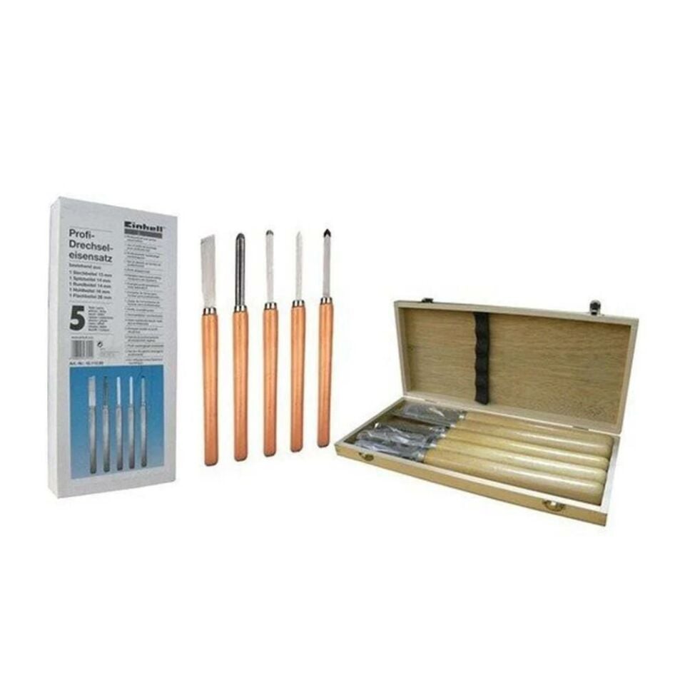 EİNHELL 5 Parça Ahşap Torna Bıçak Seti (4311200)
