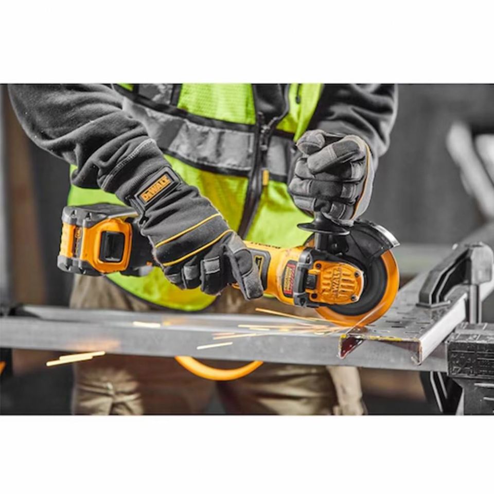 DEWALT DCG409T1 Akülü Kömürsüz Taşlama Makinesi 18V Xr Fv Adv 125mm (969464800)