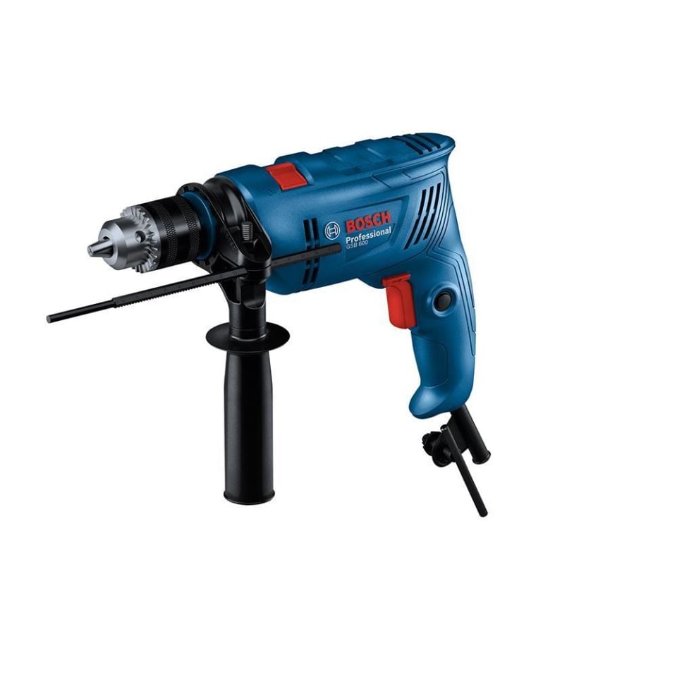 Bosch Gsb 600 Darbeli Matkap + 100 Parça Aksesuar (0 601 1A0 321)