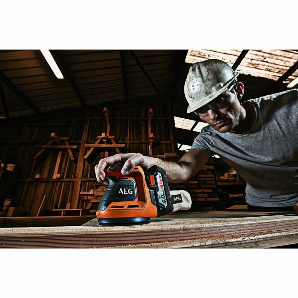 AEG BEX18-125-0 Akülü Titreşim Zımpara (Akü Dahil Değildir.) (4935451086)