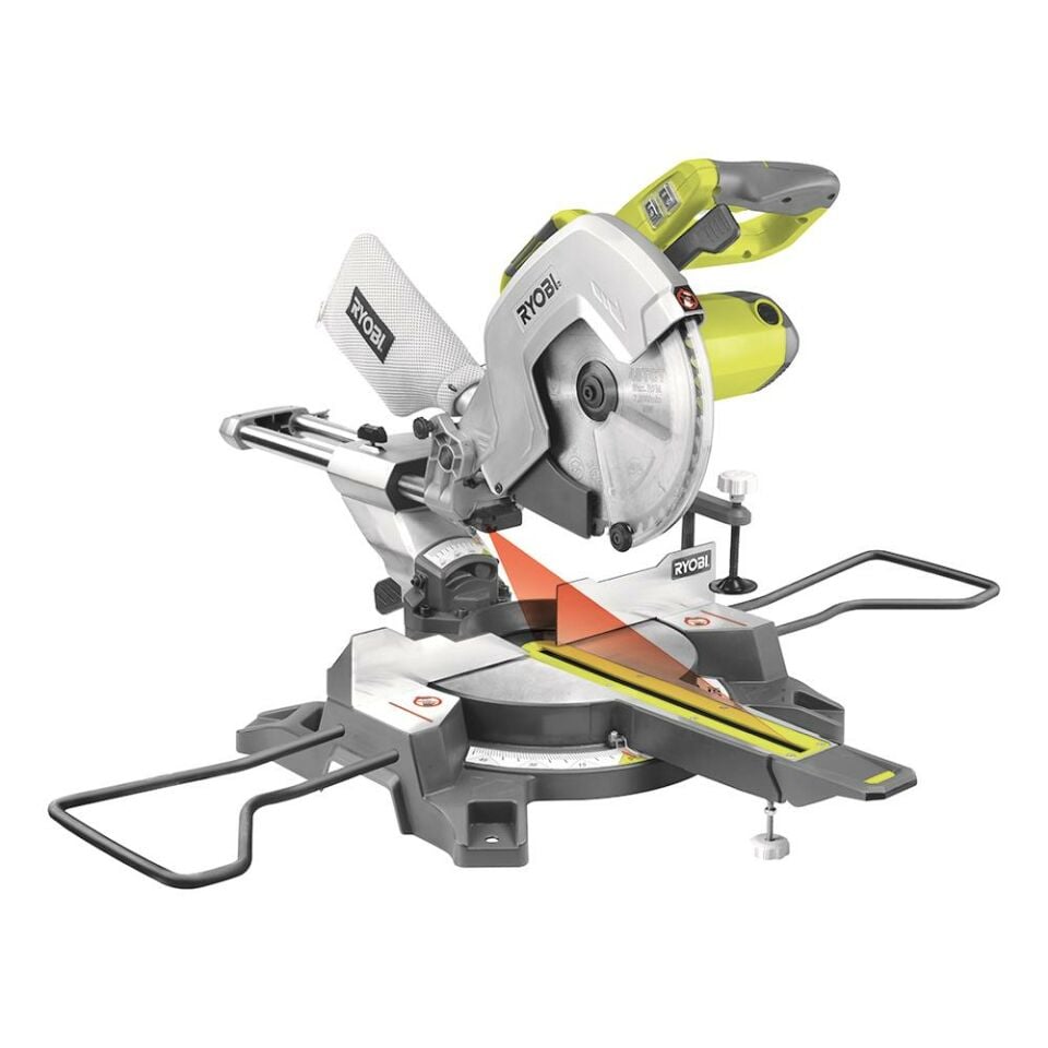 RYOBİ EM305RG 305Mm Lazerli Zıvanalı Gönye Testere (5133002861)