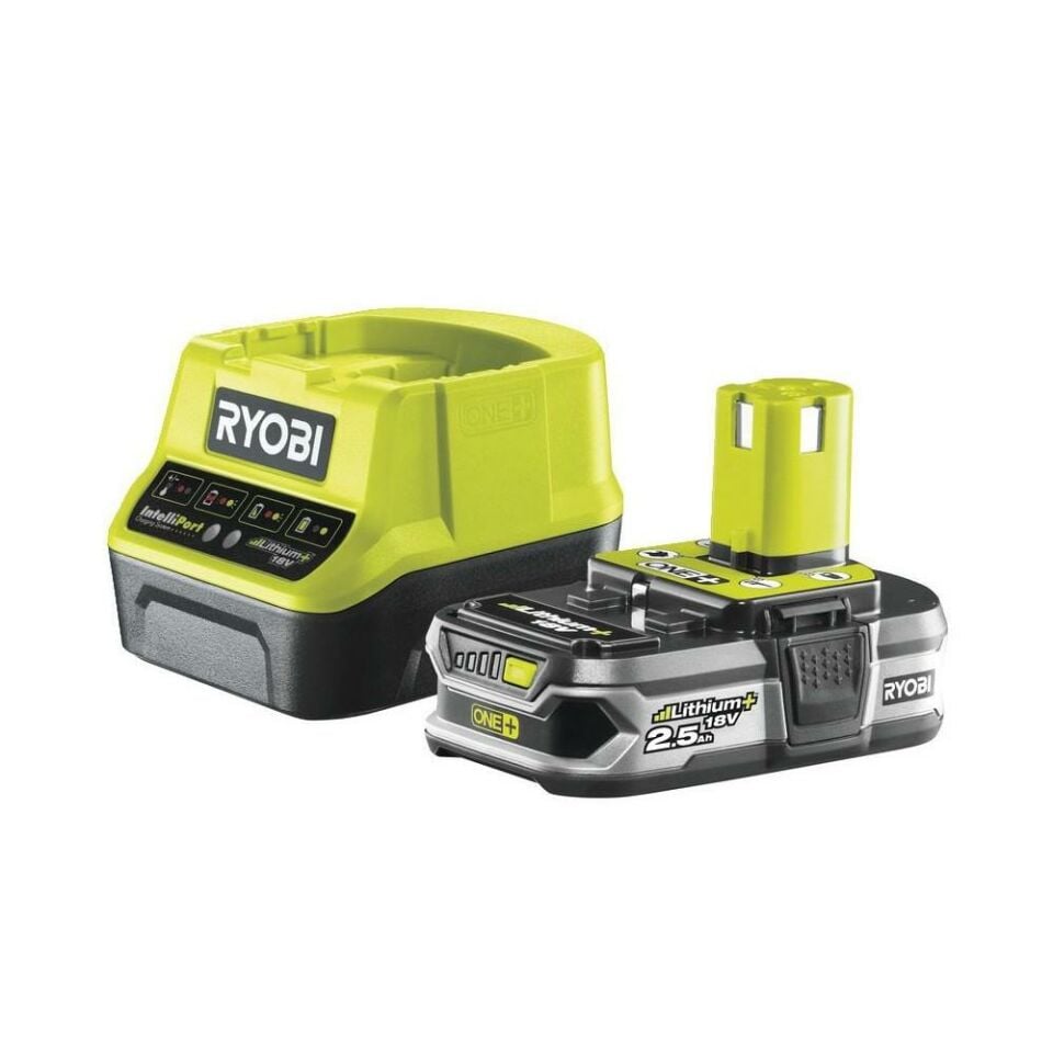RYOBİ RC18120-125 18V 2.5Ah Akü + Hızlı Şarj Cihazı (RB18L25) (5133003359)