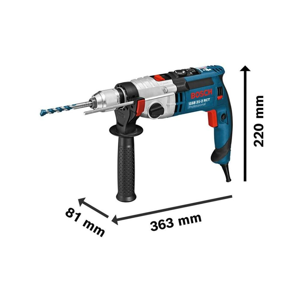 BOSCH GSB 21-2 RCT Darbeli Matkap (0 601 19C 700)