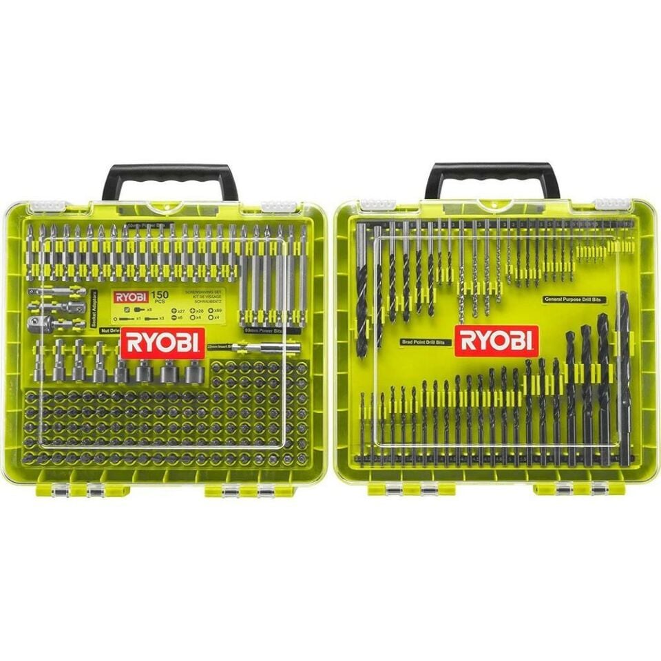 RYOBİ RAKDD200 200 Parça Delme ve Vidalama Seti (5132004668)