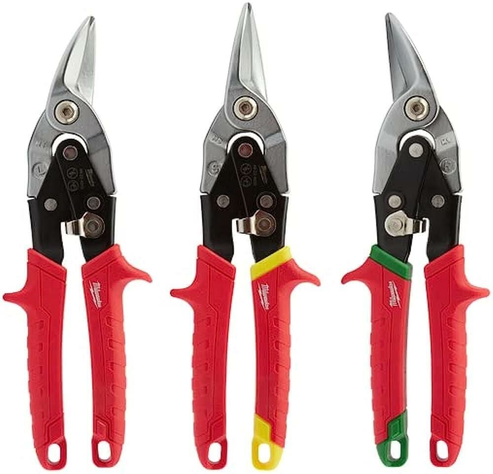 MİLWAUKEE Ağır Hizmet Tipi Kaportacı Makası Seti 3 Parça (T48224533)