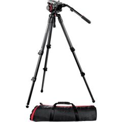 Manfrotto 504HD,535K Carbon Fiber Video Tripod Kiti