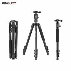 Kingjoy G555+G0 4 Bölmeli Seyahat Tripodu ve Monopod