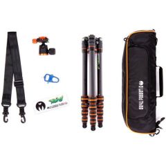 3 Legged Thing Punks Brian 2.0 Carbon Fiber Monopod Özellikli Tripod ve AirHed Neo 2 Kafa (Black)