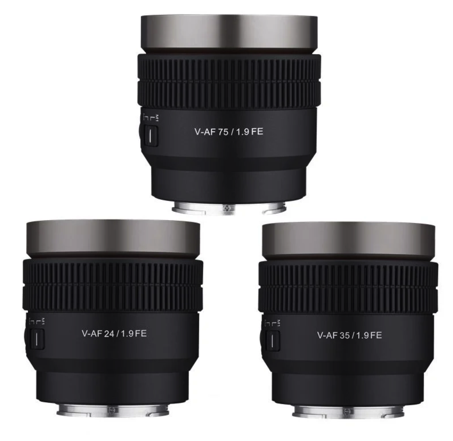 Samyang V-AF 3'lü Set (24mm, 35mm, 75mm T1.9) (Sony E)