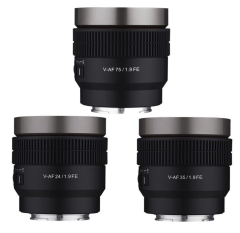 Samyang V-AF 3'lü Set (24mm, 35mm, 75mm T1.9) (Sony E)