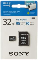Sony 32GB 95mb/s MicroSDHC Class10 Hafıza Kartı