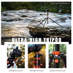 K&F Concept T254A8 Monopod Özellikli Tripod (239cm Uzunluk)
