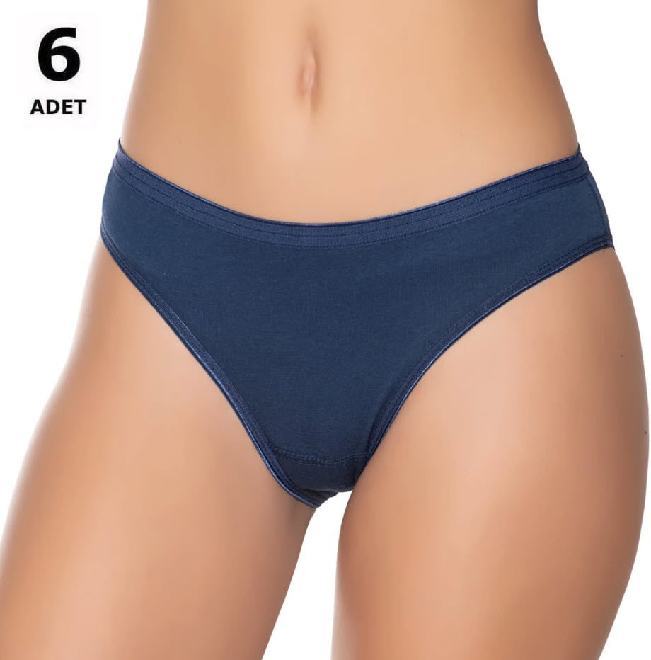Sedef Yıldızı Kadın Likralı  Bikini 6' lı 1065