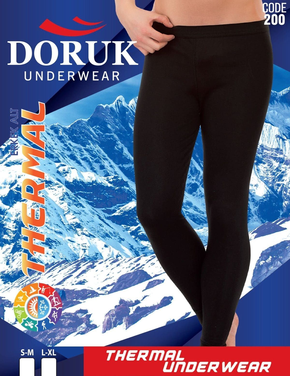 Doruk Erkek Termal Alt